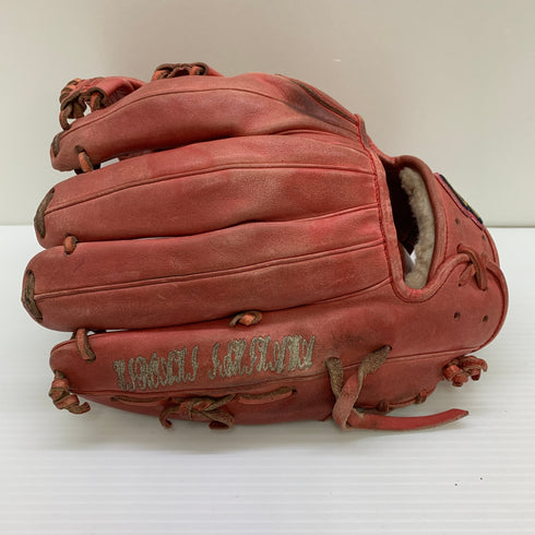久保田スラッガー KUBOTA SLUGGER 軟式 大人 一般 内野手用 グローブ グラブ 右投げ オーダー 中古品 野球 1155