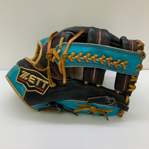 ゼット ZETT プロステイタス PROSTATUS BRGPROB2 軟式 大人 一般 内野手用 グローブ グラブ 右投げ 中古品 野球 9885