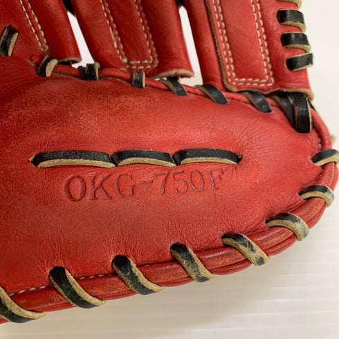 ハイゴールド HI-GOLD 己極 軟式 大人 一般 ファーストミット 一塁手 グローブ グラブ 左投げ OKG-750F 中古品 野球 7825