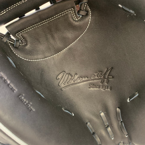 ウィルソン Wilson ウィルソンスタッフ 硬式 大人 一般 キャッチャーミット 捕手 グローブ グラブ 右投げ WBW101707 タグ付き グローブ袋付き 野球 6705