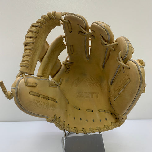 ゼット ZETT ウイニングロード BRGB33410R 軟式 大人 一般 オールラウンド グローブ グラブ 右投げ 中古品 野球 9045