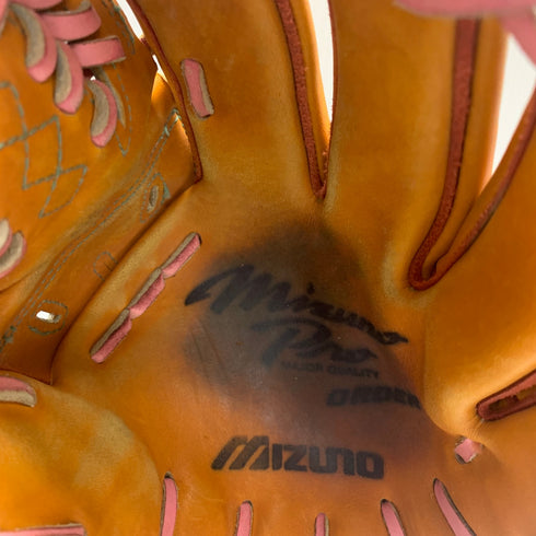 ミズノ MIZUNO ミズノプロ 軟式 大人 一般 投手用 グローブ ピッチャー グラブ 右投げ オーダー 中古品 野球 7344