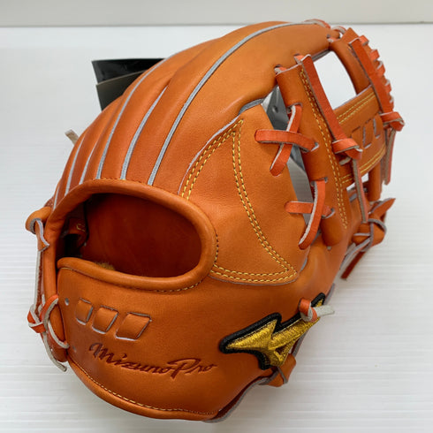 ミズノ MIZUNO ミズノプロ 硬式 大人 一般 内野手用 グローブ グラブ 右投げ 1AJGH22033 タグ付き 箱・グローブ袋付き 野球 7839