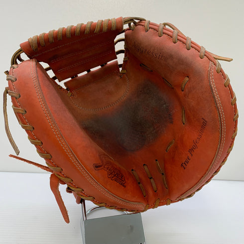 久保田スラッガー KUBOTA SLUGGER 軟式 大人 一般 キャッチャーミット 捕手 グローブ グラブ 右投げ KSM-622 中古品 野球 6098