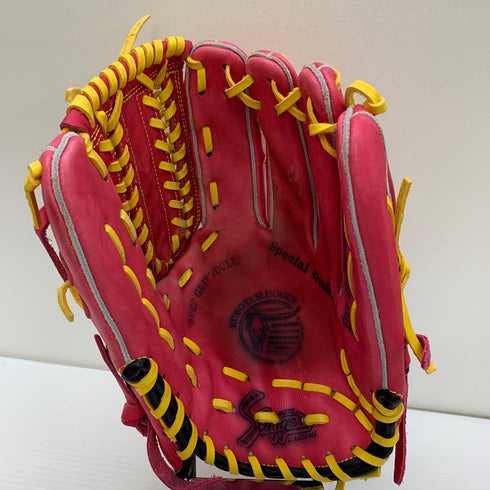 久保田スラッガー KUBOTA SLUGGER 軟式 大人 一般 投手用 グローブ ピッチャー グラブ 右投げ オーダー 中古品 野球 1375