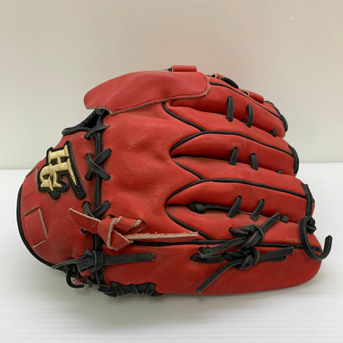 ハイゴールド HI-GOLD プロフェッショナル 硬式 大人 一般 投手用 グローブ ピッチャー グラブ 右投げ オーダー 中古品 野球 8439