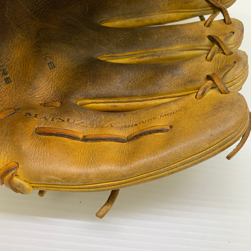 ナイキ NIKE SIGNATURE MODEL MATSUZAKA 松坂型 軟式 大人 一般 投手用 グローブ ピッチャー グラブ 右投げ 中古品 野球 1202