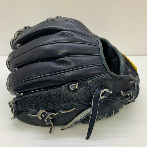 デルタ 軟式 大人 一般 内野手用 グローブ グラブ 右投げ 中古品 グローブ袋付き 野球 9385