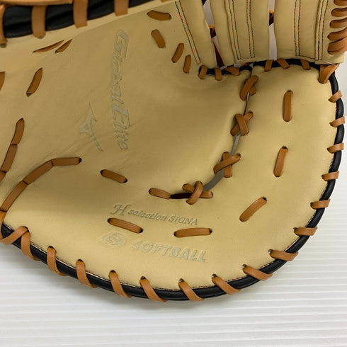 ミズノ MIZUNO グローバルエリート ソフトボール用 大人 一般 キャッチャーミット 捕手 グローブ グラブ 右投げ 1AJCS32300 タグ付き 野球 5886