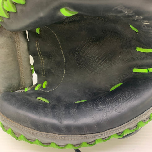 久保田スラッガー KUBOTA SLUGGER 軟式 大人 一般 キャッチャーミット 捕手 グローブ グラブ 右投げ オーダー 中古品 野球 9577