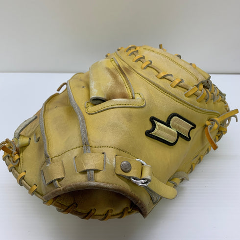エスエスケイ SSK SPTM-182 軟式 大人 一般 キャッチャーミット 捕手 グローブ グラブ 右投げ 中古品 野球 9531