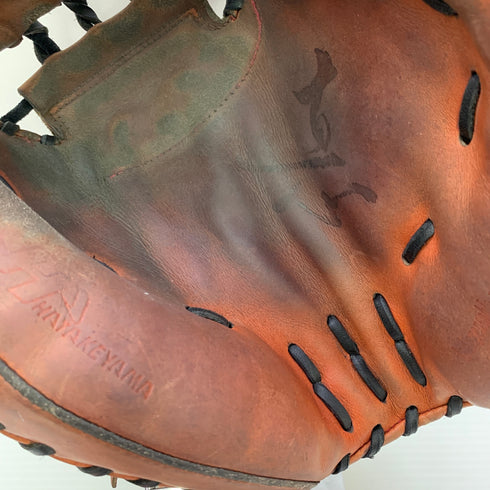 ハタケヤマ HATAKEYAMA V-M8WR 硬式 大人 一般 キャッチャーミット 捕手 グローブ グラブ 右投げ 中古品 野球 1015