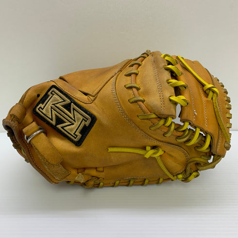 ハイゴールド HI-GOLD 軟式 大人 一般 キャッチャーミット 捕手 グローブ グラブ 右投げ オーダー 中古品 野球 1062