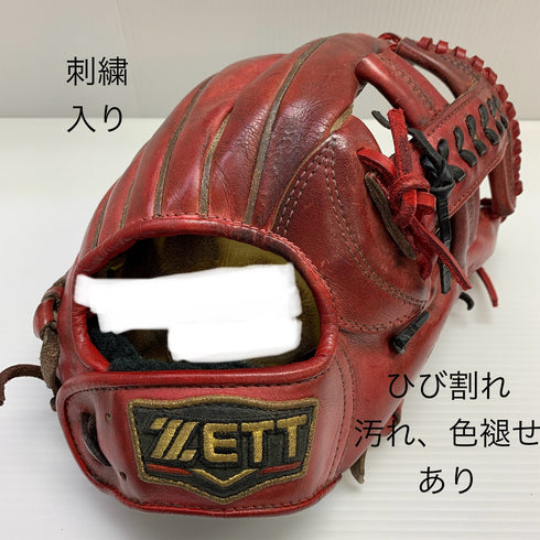 ゼット ZETT プロステイタス 硬式 大人 一般 内野手用 グローブ グラブ 右投げ BPG-PRO 中古品 野球 6903