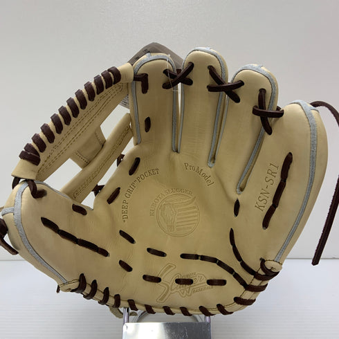 久保田スラッガー KUBOTA SLUGGER 軟式 大人 一般 内野手用 グローブ グラブ 右投げ KSN-SR1 タグ付き 野球 7974