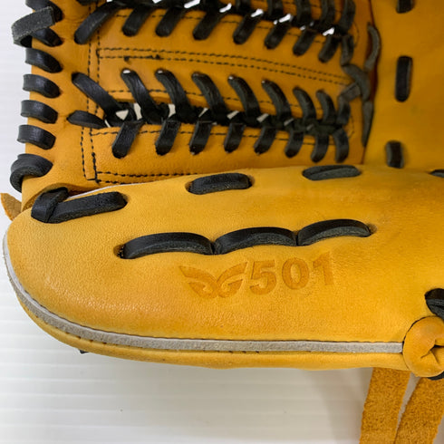 グロム 軟式 大人 一般 内野手用 グローブ グラブ 右投げ 501 中古品 野球 6252