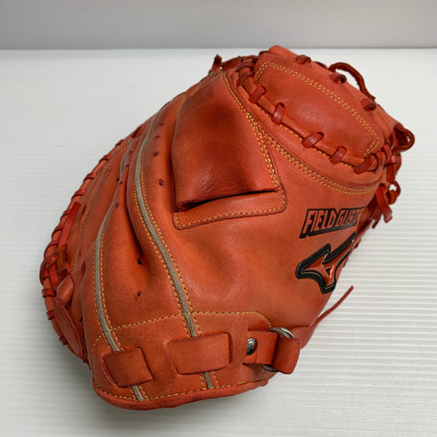 ミズノ MIZUNO フィールドグリスター 軟式 大人 一般 キャッチャーミット 捕手 グローブ グラブ 右投げ 1AJCR10100 中古品 野球 6362
