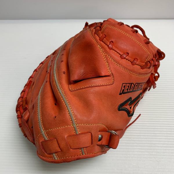 ミズノ MIZUNO フィールドグリスター 軟式 大人 一般 キャッチャーミット 捕手 グローブ グラブ 右投げ 1AJCR10100 中古品 野球 6362