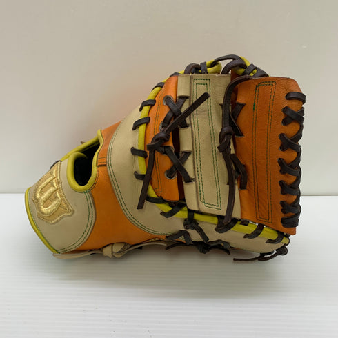 ウィルソン Wilson 軟式 大人 一般 ファーストミット 一塁手 グローブ グラブ 右投げ 中古品 グローブ袋付き 野球 1270