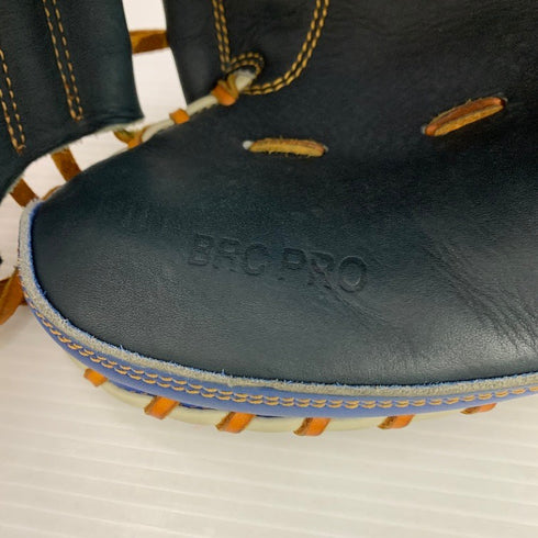 中古品 ゼット ZETT プロステイタス 軟式 オーダー キャッチャーミット 刺繍入り 4496