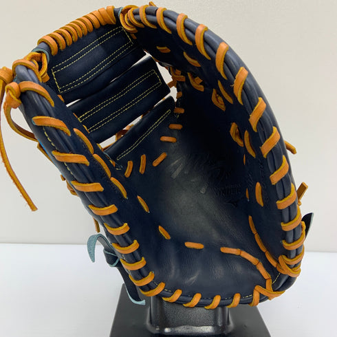 ミズノ MIZUNO ミズノプロ mizunopro HAGAJAPAN 軟式 大人 一般 ファーストミット 一塁手 グローブ グラブ 右投げ オーダー 中古品 グローブ袋付き 野球 8475