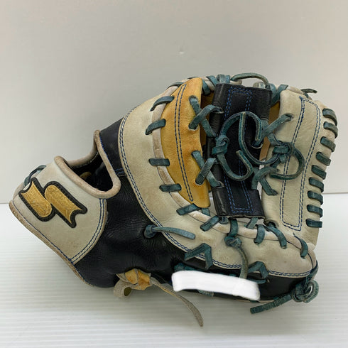 エスエスケイ SSK 軟式 大人 一般 ファーストミット 一塁手 グローブ グラブ 右投げ 中古品 野球 7826