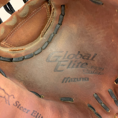 ミズノ MIZUNO グローバルエリート Global Elite 軟式 大人 一般 キャッチャーミット 捕手 グローブ グラブ 右投げ オーダー 中古品 野球 8831