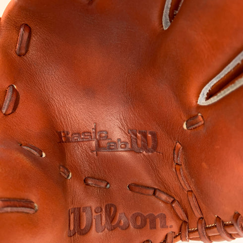 ウィルソン Wilson BasicLabW 軟式 大人 一般 内野手用 グローブ グラブ 右投げ 87型 中古品 野球 7260