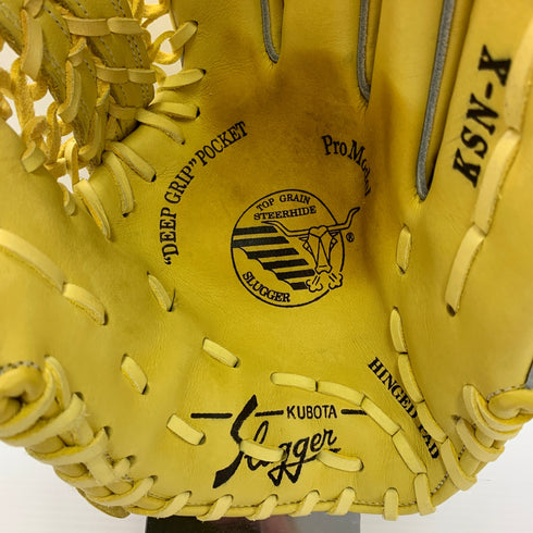 久保田スラッガー KUBOTA SLUGGER KSN-X 軟式 大人 一般 外野手用 グローブ グラブ 右投げ 中古品 グローブ袋 ・グラブホルダー付き 野球 1096