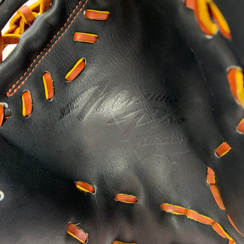 ミズノ MIZUNO ミズノプロオーダー 硬式 大人 一般 ファーストミット 一塁手 グローブ グラブ 右投げ 大山型 中古品 グローブ袋付き 野球 6643
