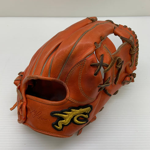 リュウ RYU 硬式 大人 一般 内野手用 グローブ グラブ 右投げ 中古品 野球 9185