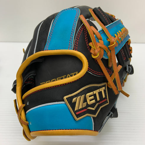 ゼット ZETT プロステイタス オーダー品 軟式 大人 一般 内野手用 グローブ グラブ 右投げ BRGPRO B2 中古品 箱・グローブ袋付き 野球 6578