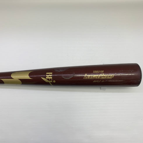 エスエスケイ SSK リーグチャンプ 硬式 大人 一般 木製バット(BFJマーク) SBB3100 中古 野球 8057