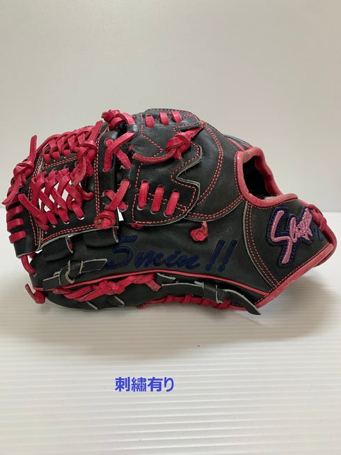中古品 久保田スラッガー KUBOTA SLUGGER オーダー 硬式 内野手用グローブ 刺繡有り 左投げ 3633