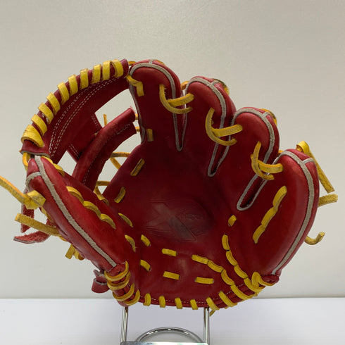 ヘキサ 軟式 大人 一般 内野手用 グローブ グラブ 右投げ 中古品 野球 9837