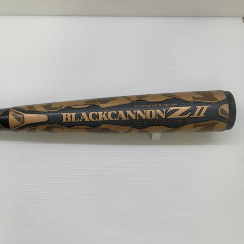 ゼット ZETT ブラックキャノンZ2 軟式 大人 一般 FRP製バット BCT35804 トップバランス 中古 ケース付き 野球 7130