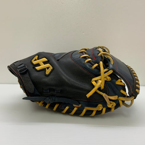 ハタケヤマ HATAKEYAMA PRO-M2 軟式 大人 一般 キャッチャーミット 捕手 グローブ グラブ 右投げ 中古品 野球 8834