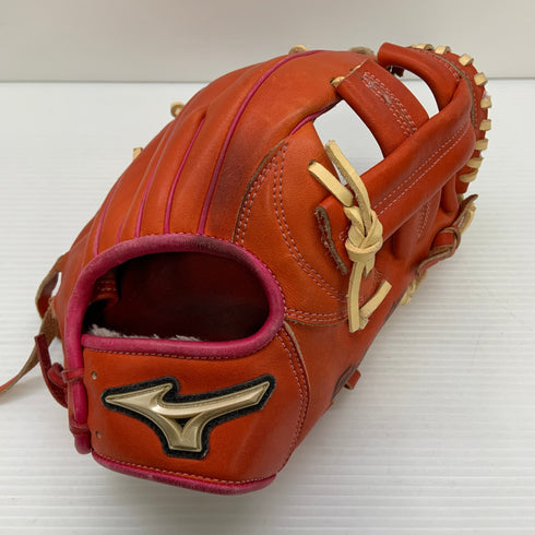 ミズノ MIZUNO グローバルエリート 軟式 大人 一般 内野手用 グローブ グラブ 右投げ 1AJGR17503 中古品 野球 8013