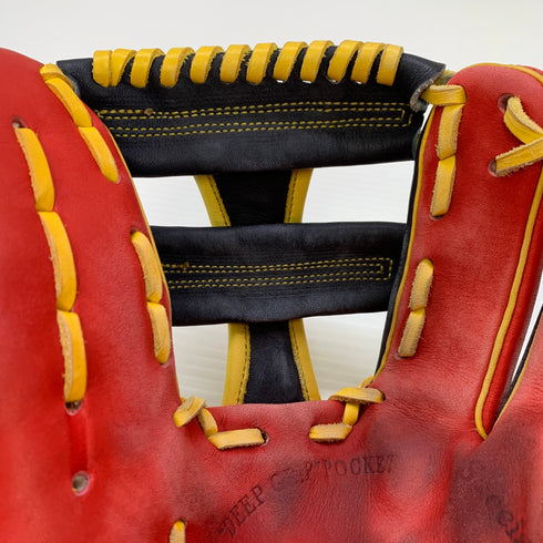 久保田スラッガー KUBOTA SLUGGER オーダー 軟式 大人 一般 内野手用 グローブ グラブ 右投げ 中古品 野球 7066