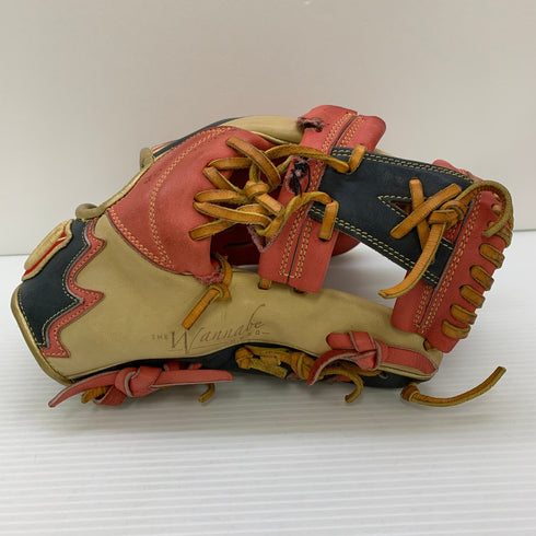 ウィルソン Wilson ワナビーヒーロー 軟式 大人 一般 内野手用 グローブ グラブ 右投げ RHP5WH 中古品 野球 7454