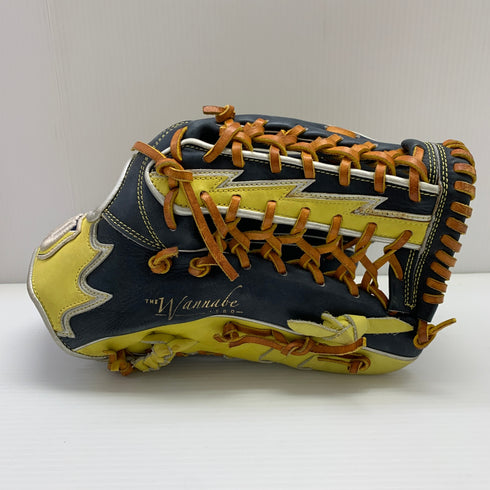 ウィルソン Wilson ワナビーヒーロー RHQ8SG 軟式 大人 一般 外野手用 グローブ グラブ 右投げ 中古品 野球 8453