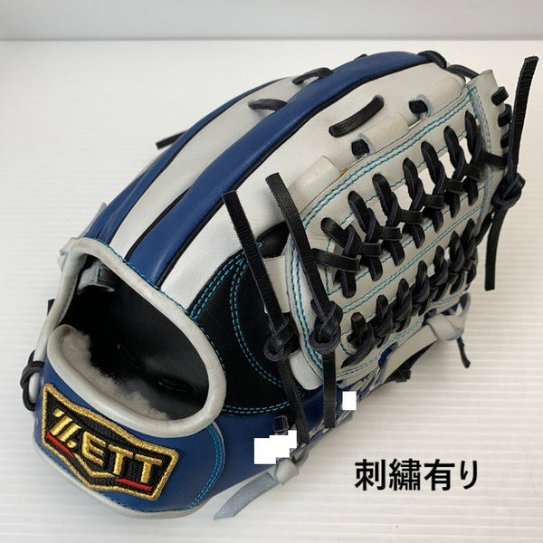 中古品 ゼット ZETT プロステイタス 軟式 オーダー 内野手用グローブ 刺繍有り 5074