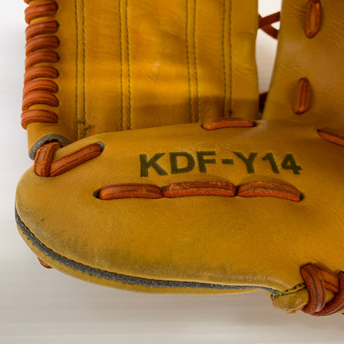 ハタケヤマ HATAKEYAMA KDF-Y14 硬式 大人 一般 内野手用 グローブ グラブ 右投げ 中古品 野球 8535