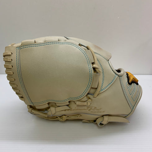 ミズノ MIZUNO ミズノプロ mizunopro HAGA製 硬式 大人 一般 投手用 グローブ ピッチャー グラブ 左投げ オーダー 中古品 野球 9199