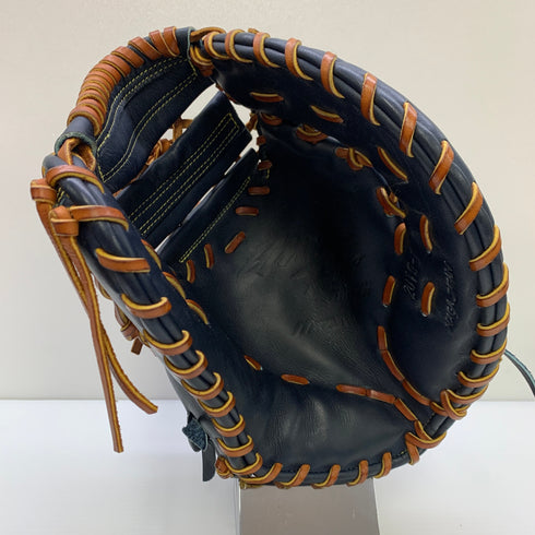 ミズノ MIZUNO ミズノプロ HAGAJAPAN 軟式 大人 一般 ファーストミット 一塁手 グローブ グラブ 右投げ オーダー 中古品 グローブ袋付き 野球 8312