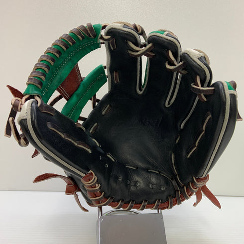 ミズノ MIZUNO グローバルエリート 軟式 大人 一般 内野手用 グローブ グラブ 右投げ オーダー 中古品 グローブ袋付き 野球 7474