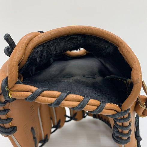 中古品 ハタケヤマ HATAKEYAMA 軟式 外野手用グローブ TH-G97WB 3893