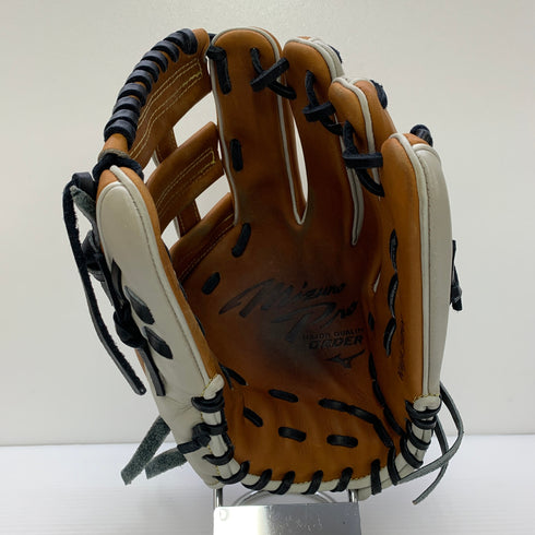 ミズノ MIZUNO ミズノプロHAGAJAPAN 軟式 大人 一般 内野手用 グローブ グラブ 右投げ 中古品 野球 6530