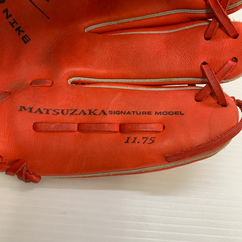 ナイキ NIKE シグネチャーモデル MATSUZAKA 軟式 大人 一般 投手用 グローブ ピッチャー グラブ 右投げ 中古品 野球 7844