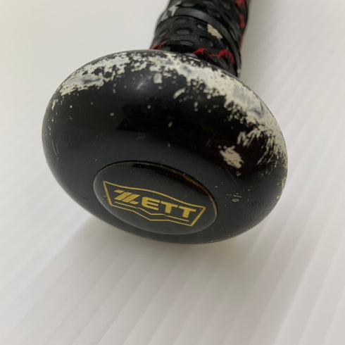 ゼット ZETT ブラックキャノンMAX 少年軟式 子ども FRP製バット BCT75980 トップバランス 中古 野球 8024